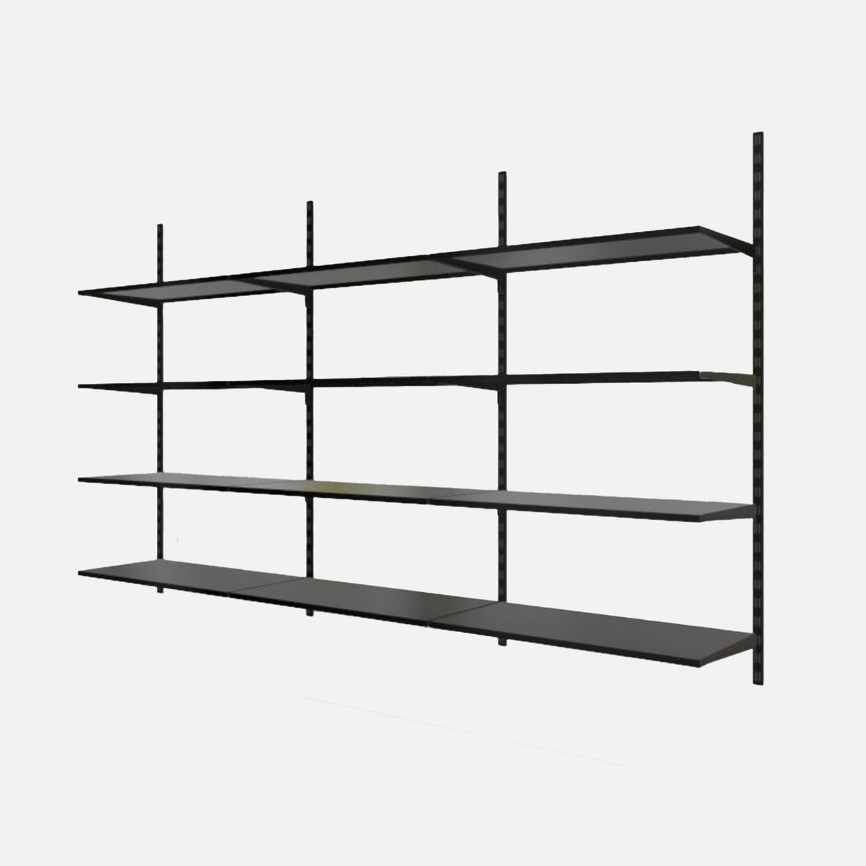 12 Steel Shelf Kit Matte Black 1500x2400x320mm