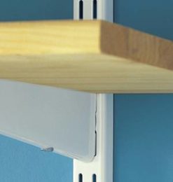 Twintrack 32mm Pitch Bracket Heavy Duty White 470mm