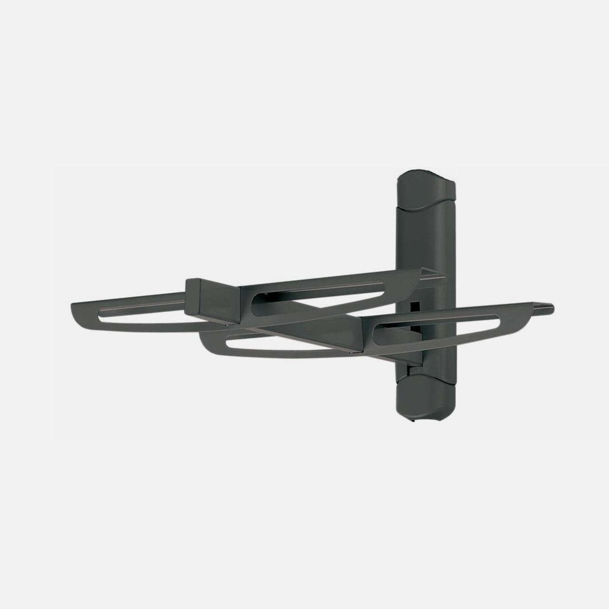 Multi Unit Adjustable Support Bracket Matte Black