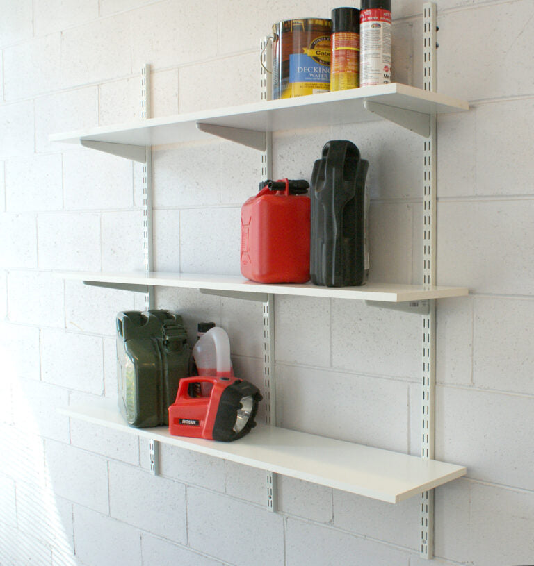 Twin Track Adjustable Shelf Kit White 1200x1150mm